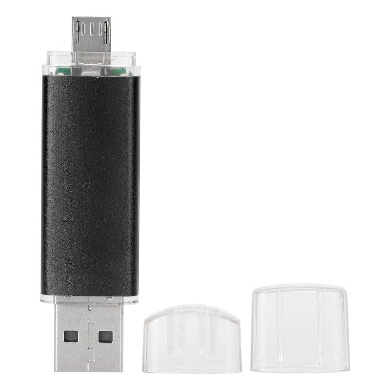 فتحة ذاكرة OTG 2 في 1 من سبائك الألومنيوم - محرك فلاش USB للنقل السريع للبيانات - متوافق مع أنظمة متعددة تخزين هاتف محمول لأجهزة Windows OS X Linux Android - Image 3