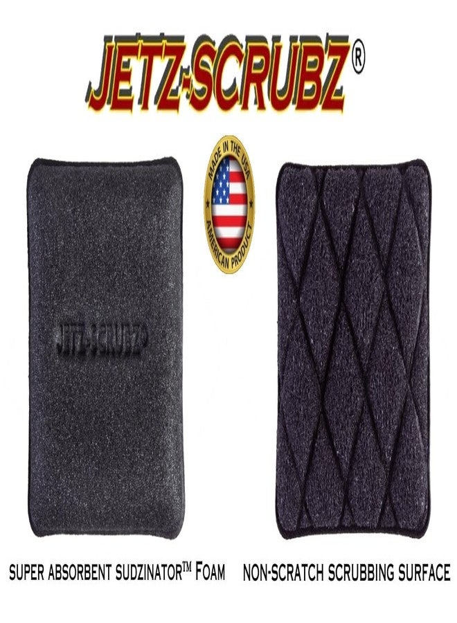 Jetz-Scrubz جيتز-سكرابز إسفنجة سكرابز سحرية أصلية مستطيلة (6 عبوات) - Image 2