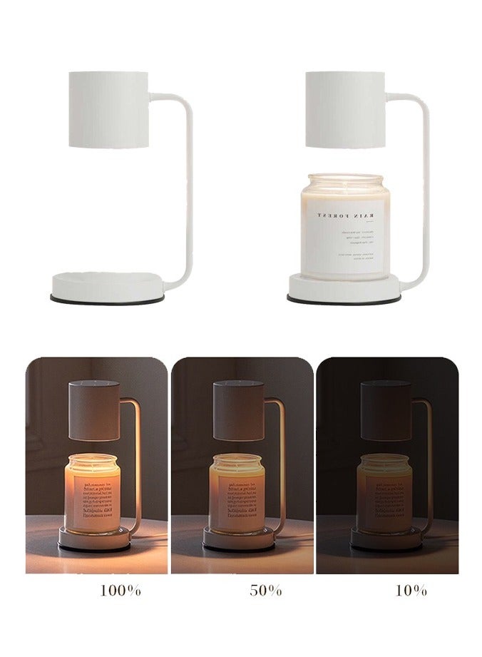 Candle Warmer Lamp Candle Heater, 1, 2, 4Hour Timer, 2 Bulbs, Compatible with AllCandles, Candle Light, 110-120V, DimmableCandle Melter, Small and Large Jars - Image 1