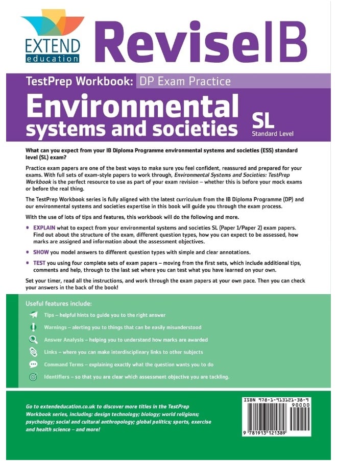 null - Extend Education Environmental Systems and Societies (SL): Revise IB TestPrep Workbook (SECOND EDITION) - Image 1