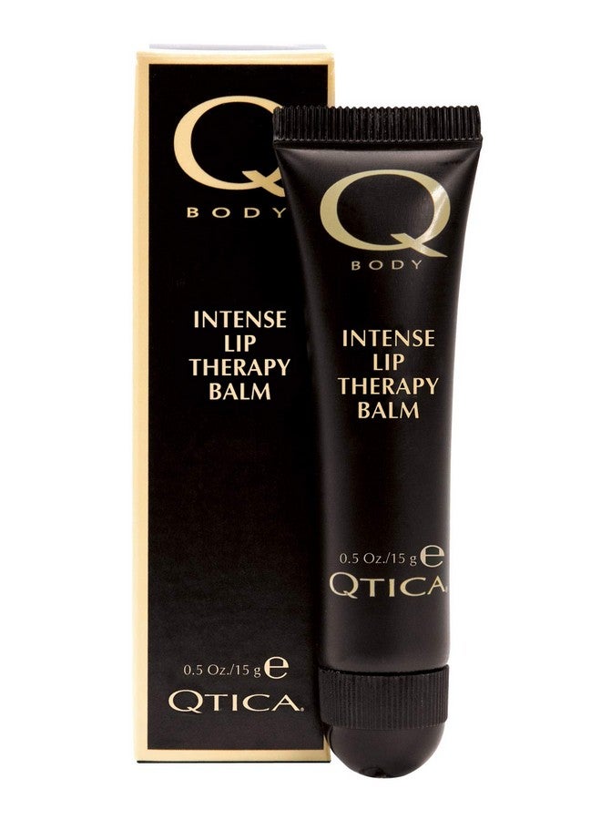 بلسم إصلاح الشفاه المكثف من Qtica - مجموعة من قطعتين من QTICA جل مرطب للشفاه بتركيبة كريمية ناعمة من شمع العسل للشفاه الجافة والمتشققة، ترطيب فوري ونعومة