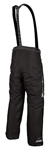 KLIM KAOS Winter Snowmobile Pants Men's X-Large Black - Asphalt - Image 2