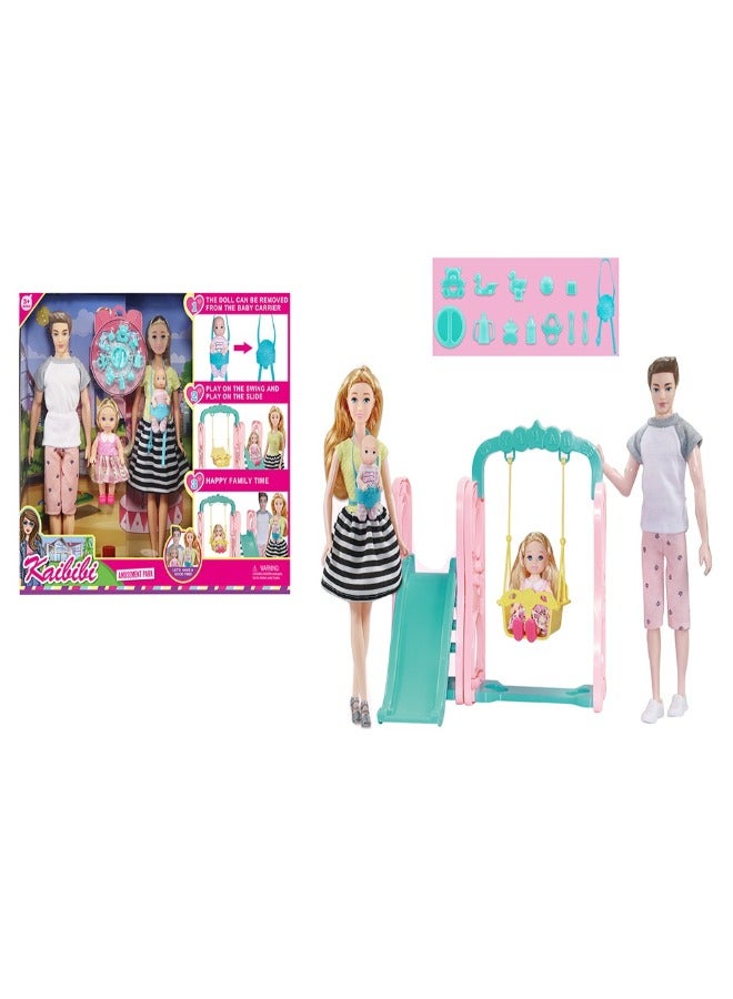 كيبيبي دمى عائلة كابيبي حديقة الملاهي - Image 1