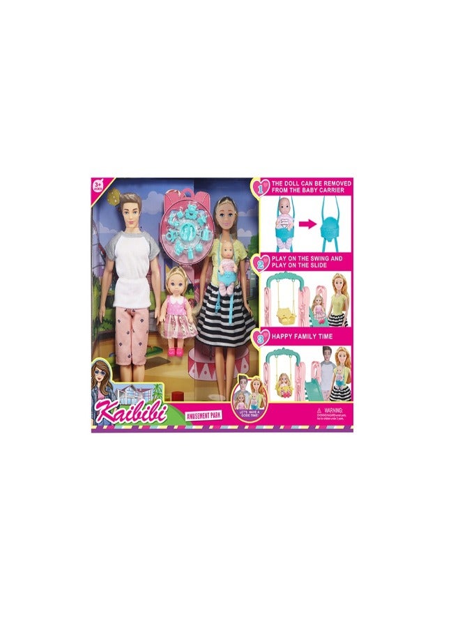 كيبيبي دمى عائلة كابيبي حديقة الملاهي - Image 3