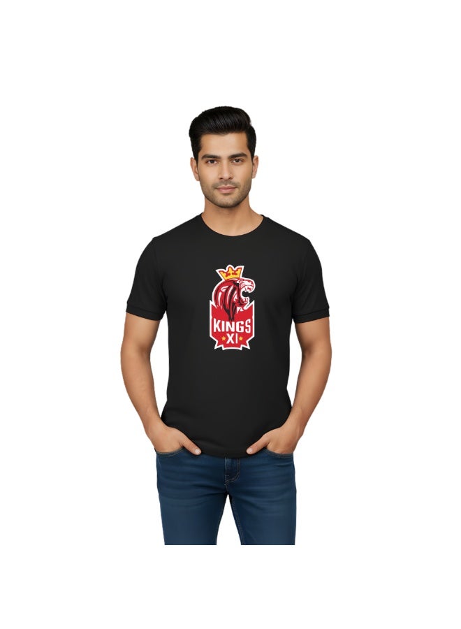 تي شيرت Punjab Cricket Fans للكبار برقبة دائرية للرجال - Image 1