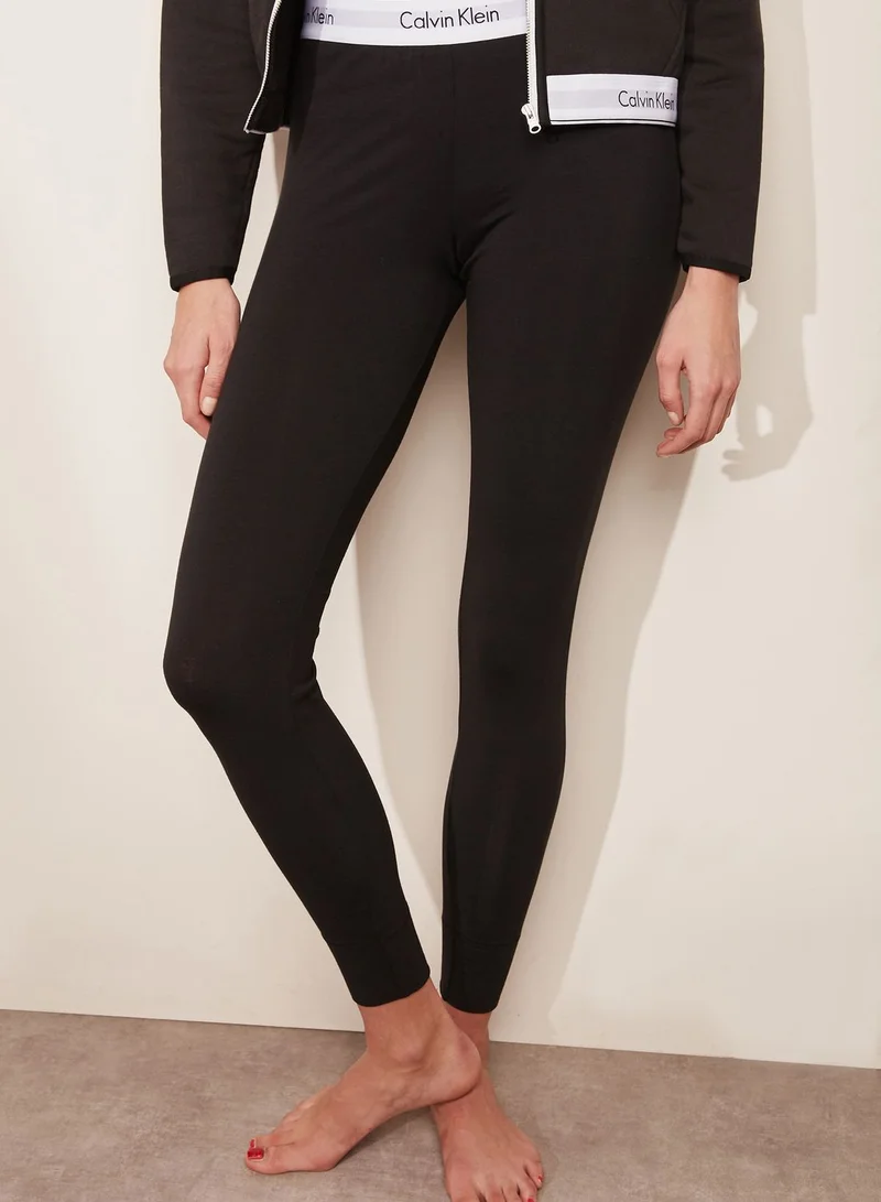 CALVIN KLEIN Logo Band Leggings