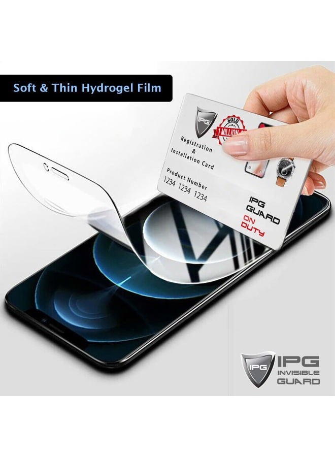 IPG حماية شاشة هيدروجيل غير مرئية لجهاز Garmin epix™ Pro (الجيل 2) القياسي - ساعة ذكية من الياقوت (2 وحدة) فيلم شفاف HD مضاد للخدش - سلس/شفاء ذاتي/فقاعات للنسخة الاحترافية (42 مم) - Image 5