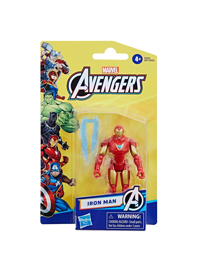 MARVEL - Marvel Avengers Epic Hero Series Iron Man Action Figure, 4-inch, Super Hero Toys For Kids Ages 4 and Up - Image 1