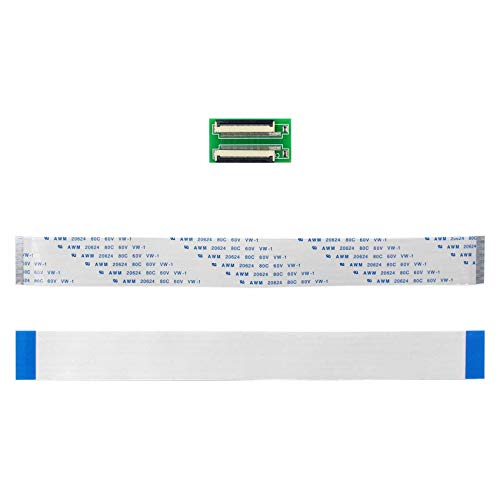 VSDISPLAY 40Pin to 40Pin ZIF 0.5mm Connector Adapter with Extension Flat Cable FFC Extend(Cable Length 200mm) - Image 2