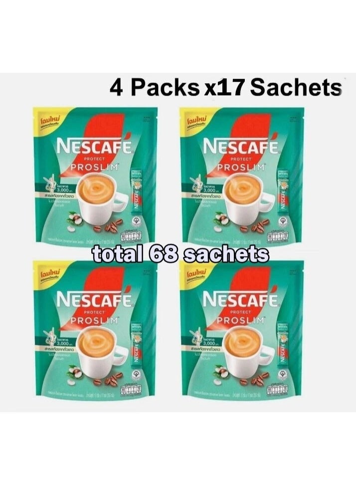 Nestle Nescafe Protect Proslim Instant Coffee 4 Packs x17Sachets - Image 2