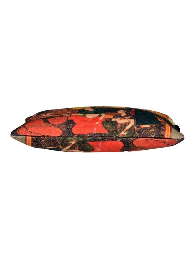 Eco Corner Big Indian Art Balcony Multi-Coloured Cotton Pouch - Image 4
