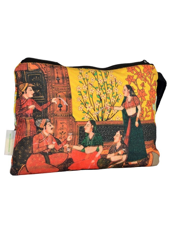Eco Corner Big Indian Art Balcony Multi-Coloured Cotton Pouch - Image 2