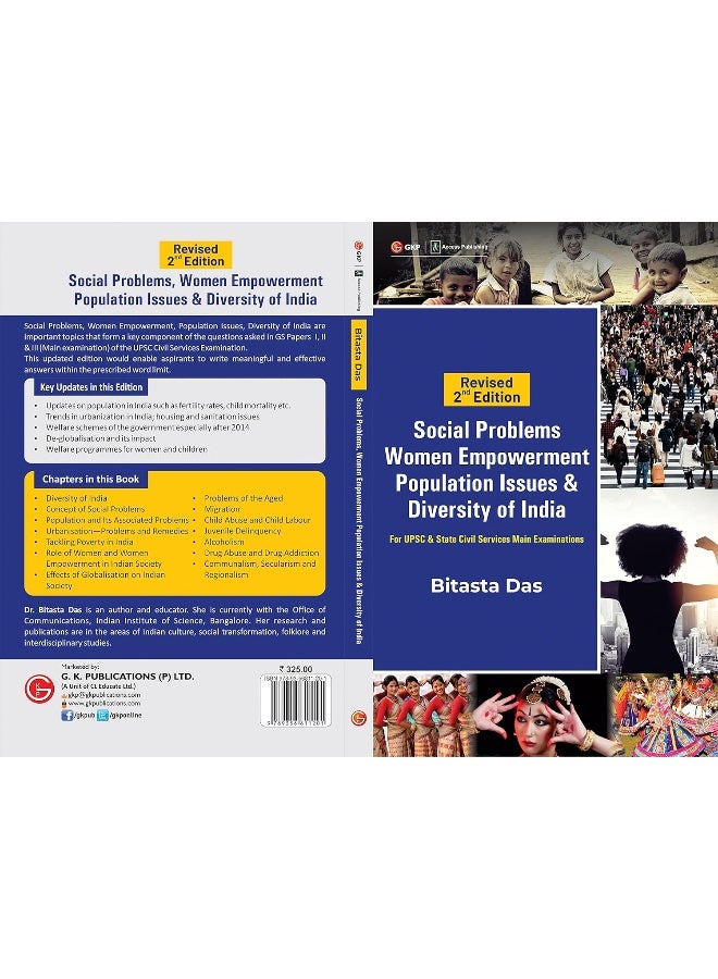 GKP Social Problems, Women Empowerment, Population Issues and Diversity of India for UPSC & State Civil Services Main Examinations (2nd Edition) by Bitasta Das  - Image 3