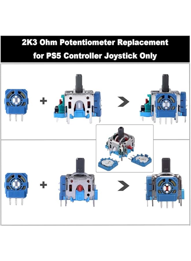 Generic - IKPEK 20pcs 2K3 Ohm Potentiometer Replacement for Dualsense PS5 Controller, Trim Pot Resistor Thumbstick Module Sensor for ALPS Analog Joystick - Image 1