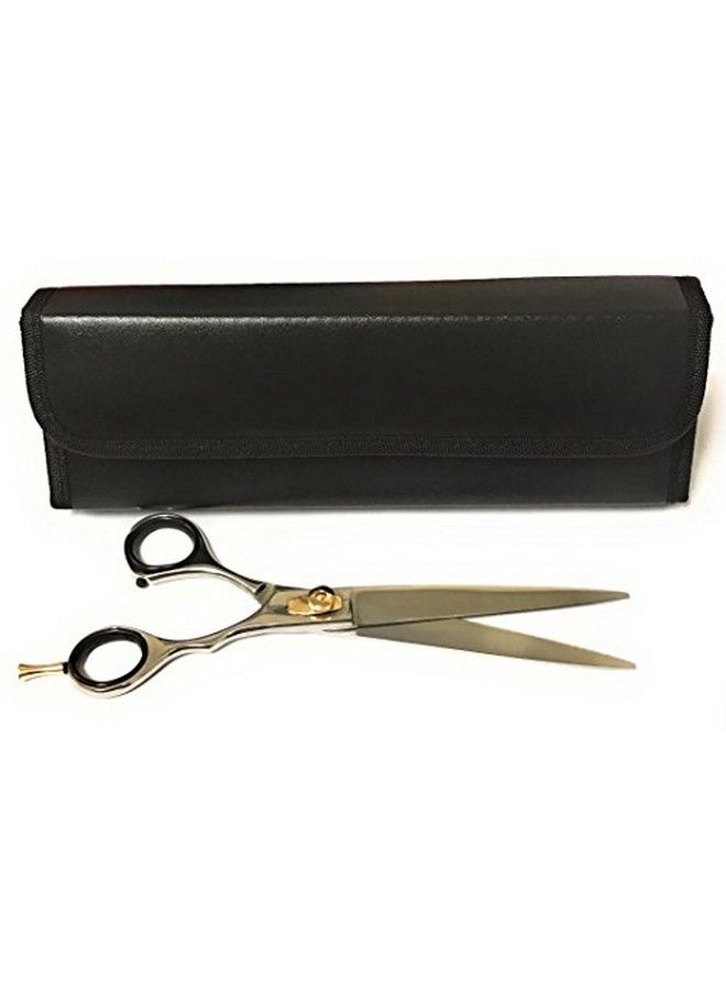 G.B.S مقص قص شعر احترافي، مقص عادي لتصفيف الشعر، حقيبة قابلة للطي، قص ناعم، حاد للغاية للاستخدام في الصالون والمنزل، حقيبة للمقص، متينة كبيرة 8 بوصات - Image 2