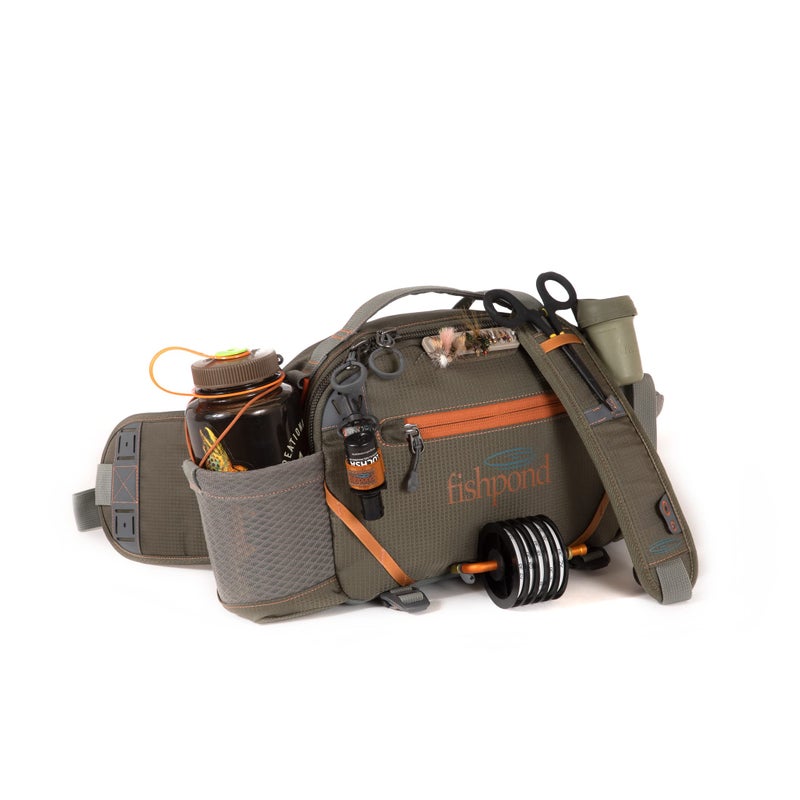 fishpond Elkhorn Lumbar Fishing Pack Fly Fishing Waist Pack Pebble