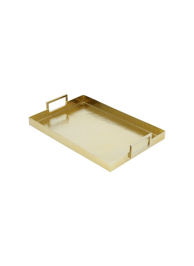 Dallaty Rectangular Serving Tray Gold Plated 48x31x6.5 Cm  - Image 4