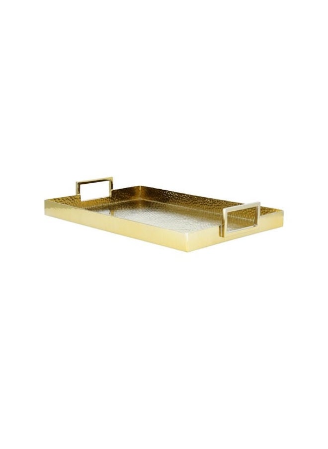 Dallaty Rectangular Serving Tray Gold Plated 48x31x6.5 Cm  - Image 2