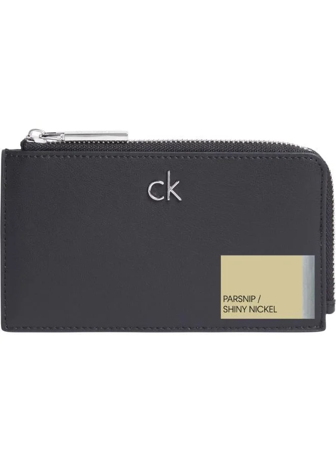كالفن كلاين Logo Card Holder With Zip