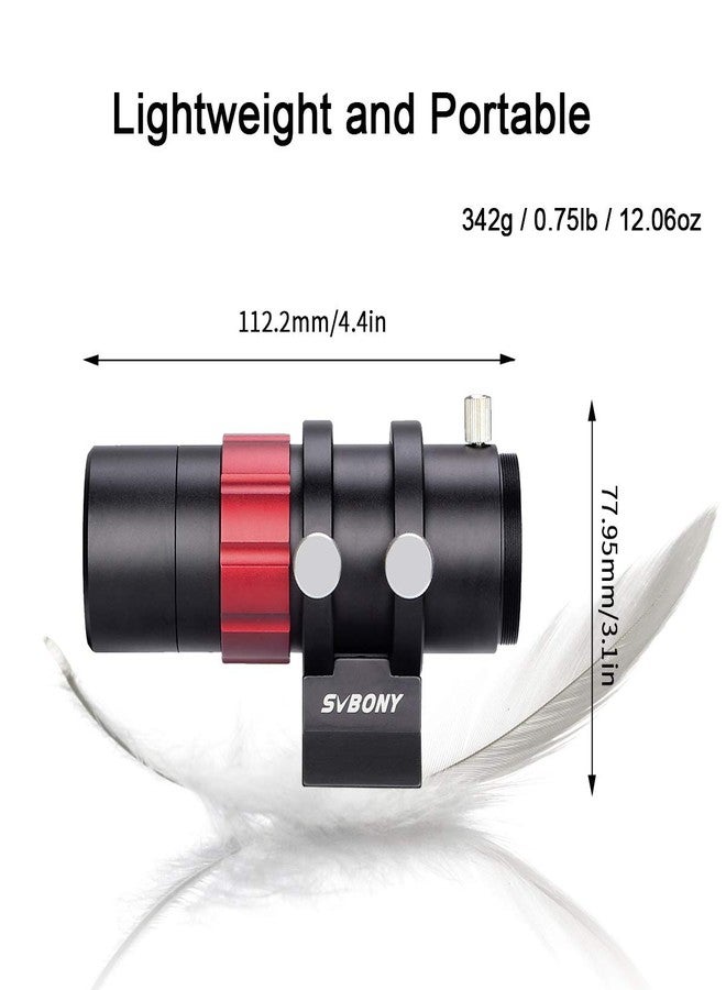 اس في بيوني منظار التوجيه المصغر SVBONY SV165 بقطر 30 مم وفتحة عدسة F4، متوافق مع كاميرات التوجيه التلقائي ZWO QHY Orion، ومتوافق مع كاميرات SV305 Pro. - Image 2