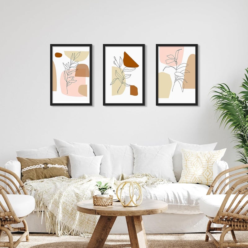 أبس سيمبلز أوبسيمبلز 3 عبوات إطارات صور سوداء، 30 × 45 سم، إطار 30 × 45 أسود، ملصق - Image 5