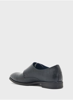 Robert Wood Snake Print Formal Monk Shoes  - Image 2