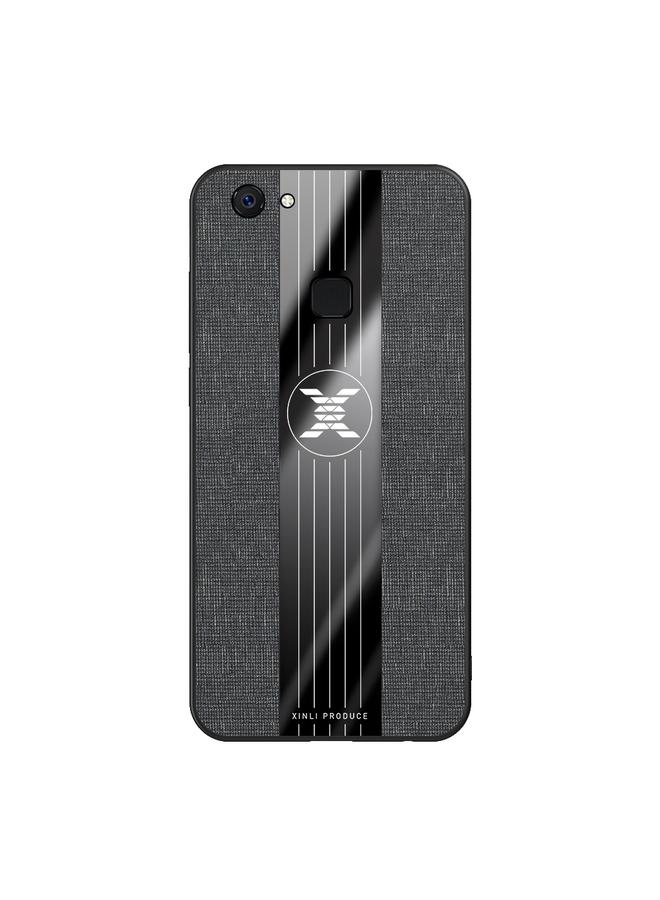 Xinli Case For Vivo V7 / Y75 Stitching Cloth Texture Shockproof TPU Protective Case - Image 2