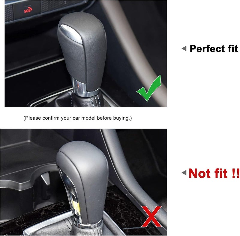ANFOKAS متوافق مع مازدا CX-5 CX-9 CX-3 6 3 ملحقات غطاء مقبض نقل الحركة غطاء تزيين لوحة التروس ملصق ديكور داخلي رياضي - نمط ألياف الكربون - Image 2