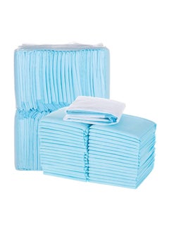 عربست 100 حزمة منصات تغيير يمكن التخلص منها الطفل المتاح Underpads حفاضات للماء تغيير الوسادة تنفسي Underpads السرير حامي الجدول حصيرة ، 17.8 بوصة × 13 بوصة  - Image 1