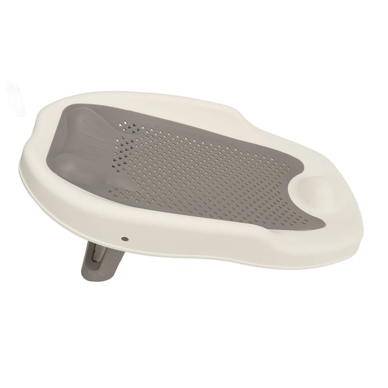 Keenso Foldable Baby Bath Support, Ergonomic Design, Quick Drainage, Non-Slip, Universal Fit Bathtub Holder, Hollow Pattern, for Newborns, Infants, and Travel - Image 3