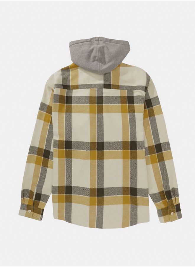 American Eagle - AE Super Soft Hooded Flannel - Image 1