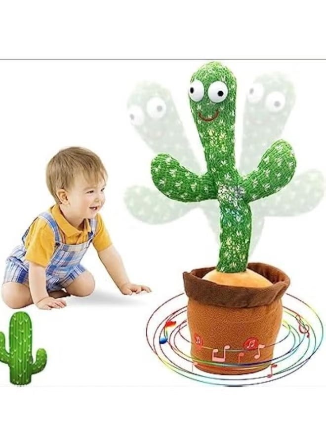 JAJEEK Electronic Dancing Cactus Toys, Talking, Wriggle & Singing, Recording & Repeat What You Say & Interactive Toys, Best Gift for Your Baby or Kids - Image 5