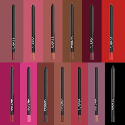 Phoera AQUAPURITY PHOERA Matte Super Smooth Pigmented Lip Liner Longlasting Smudge proof Matte Lip Pencil Waterproof Makeup Contour Lipliner MATTE SUPER SMOOTH 003 Coconut - Image 5