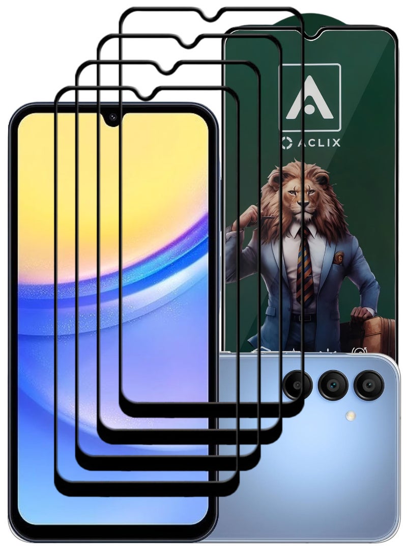 أكاليكس 4 قطع، حماية شاشة،  لهاتف سامسونج  جالاكسي A16 5G  ، جودة ممتازة. - Image 1