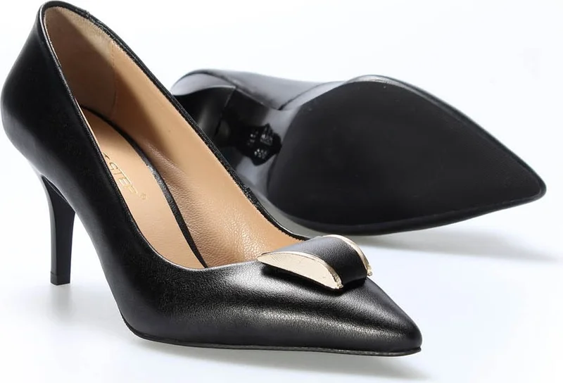Fast Step Leather Women's Stiletto Heel Shoes 215ZA3110