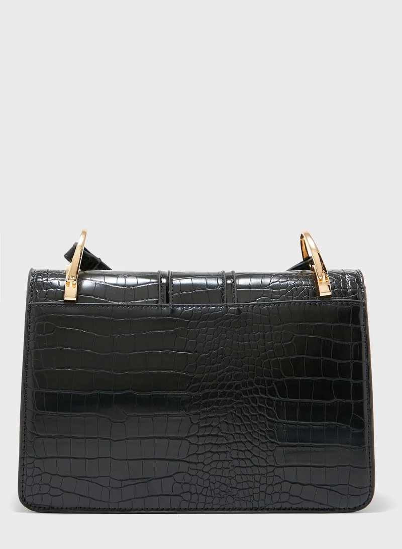 CARPISA Flap Over Belted Crossbody