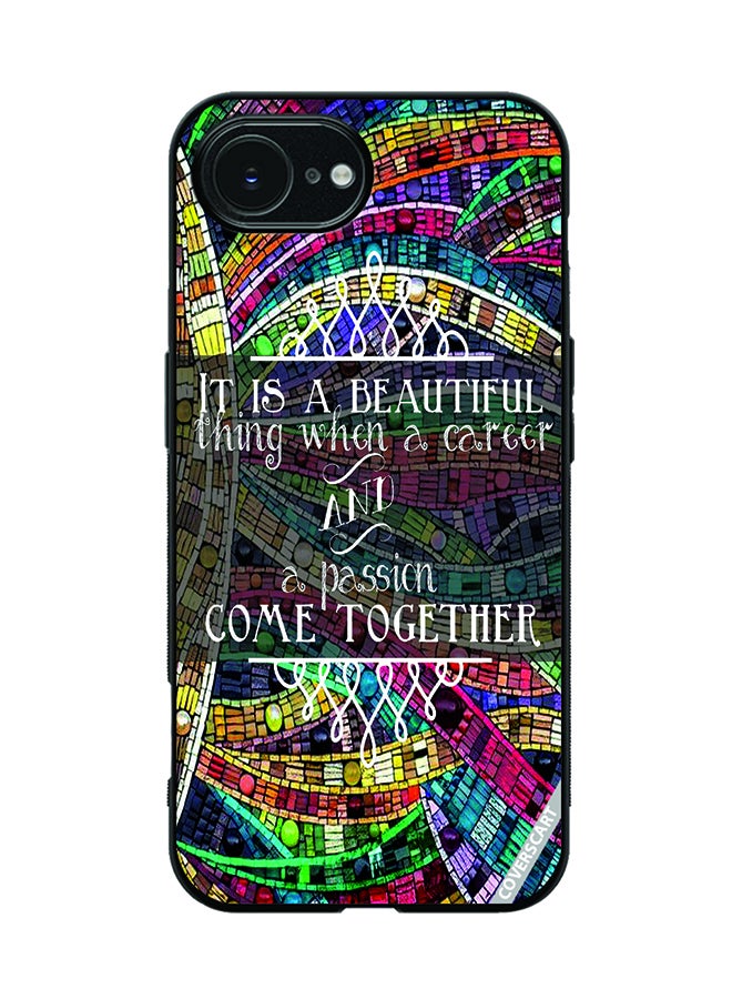 COVERSCART Protective Case Cover For Apple iPhone 16e Career And Passion Design Multicolour