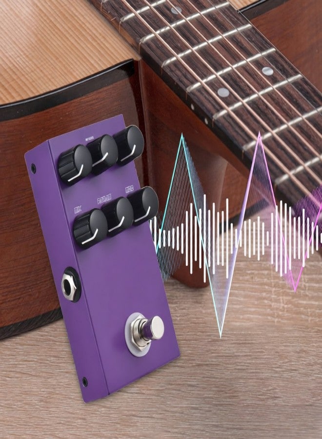 M-VAVE Guitar ELEMENTAL Delay Effects Pedal TIME/9 Delay Effects Type//MIX/PARAM/MOD Knob DC 9V 6.35mm Input/Output Interface Electric Guitar ELEMENTAL Delay Effector with TAP and HOLD Modes - Image 3