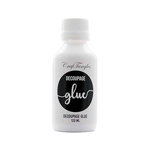 CrafTangles Craft Deco Decoupage Glue for Craft (120 ml) (Suitable for Napkins, Papers, MDF and Home Decor) - Image 1