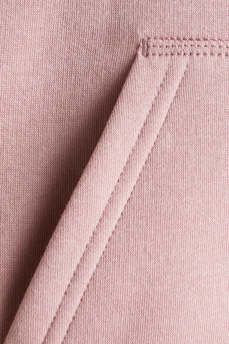H&M Brushed-inside zip-through hoodie