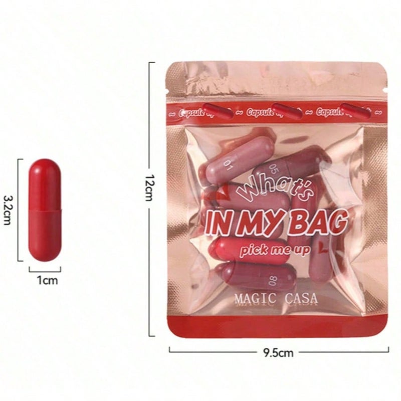 8Pcs Lip Balm and Butter, Multicolor - Image 1