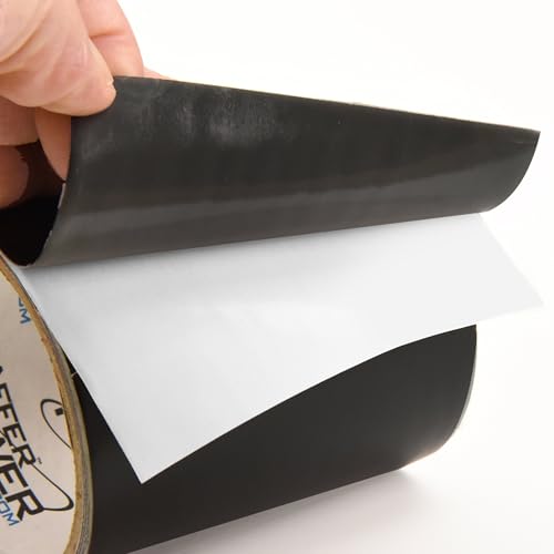 Gaffer Power Made in USA – Black Butyl Waterproof Repair Tape | Heavy-Duty Roof Patch & Leak Seal | Flexible, Weatherproof Butyl Sealant Tape for Cracks, Gutter, RV & Roofing Repairs | 4 Inch x 5 Feet - Image 1