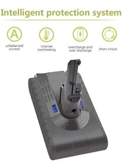 S-Color 21.6V 3000mAh Replacement Battery For Dyson V8 Animal Fluffy With Sony Li-ion Battery Cells 0.6 kg 64.8 W Grey  - Image 2