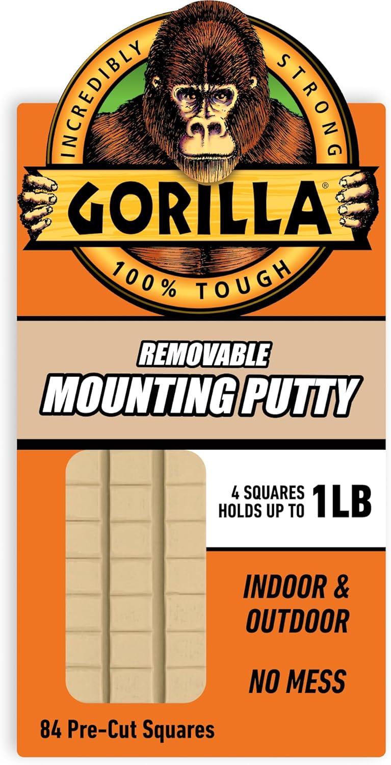 Gorilla Removable Mounting Putty, Off-White - Image 1