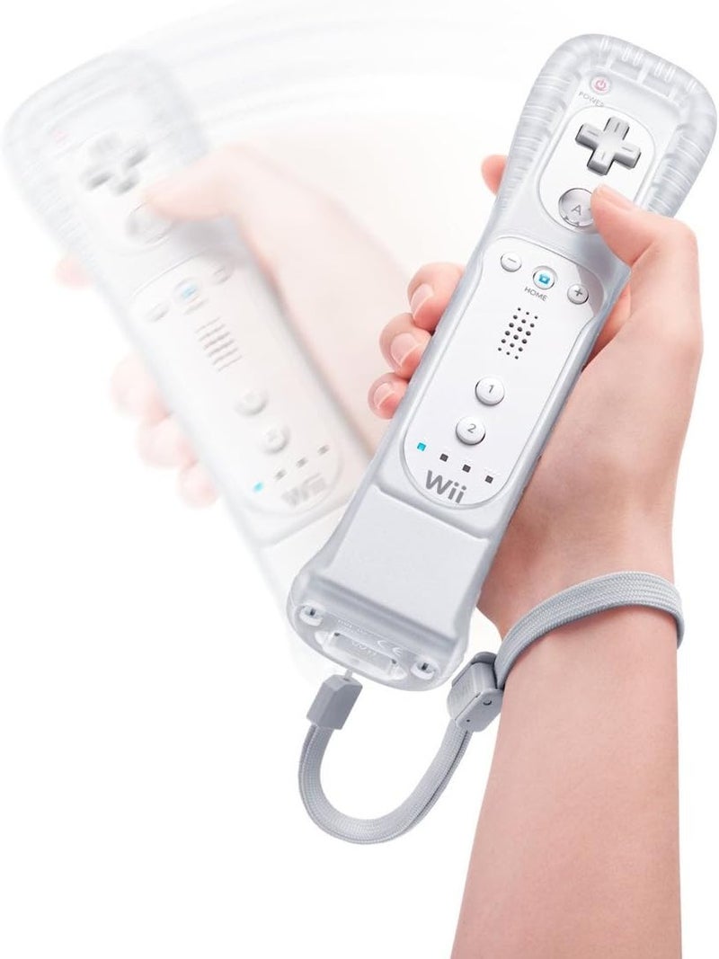 Yueton غطاء واقي مطاطي ممتد أسود وأبيض بديل لجهاز تحكم Nintendo Wii Motion Plus عن بعد 2 قطعة - Image 3