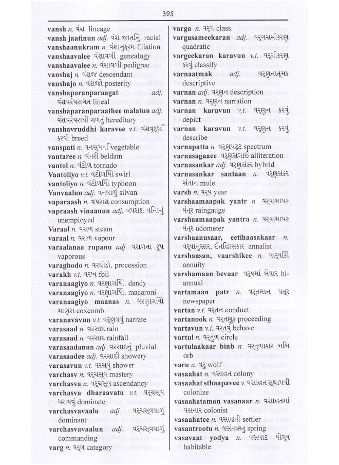 null - English-Gujarati & Gujarati-English One-to-One Dictionary. Script & Roman (Exam-Suitable) - Image 1