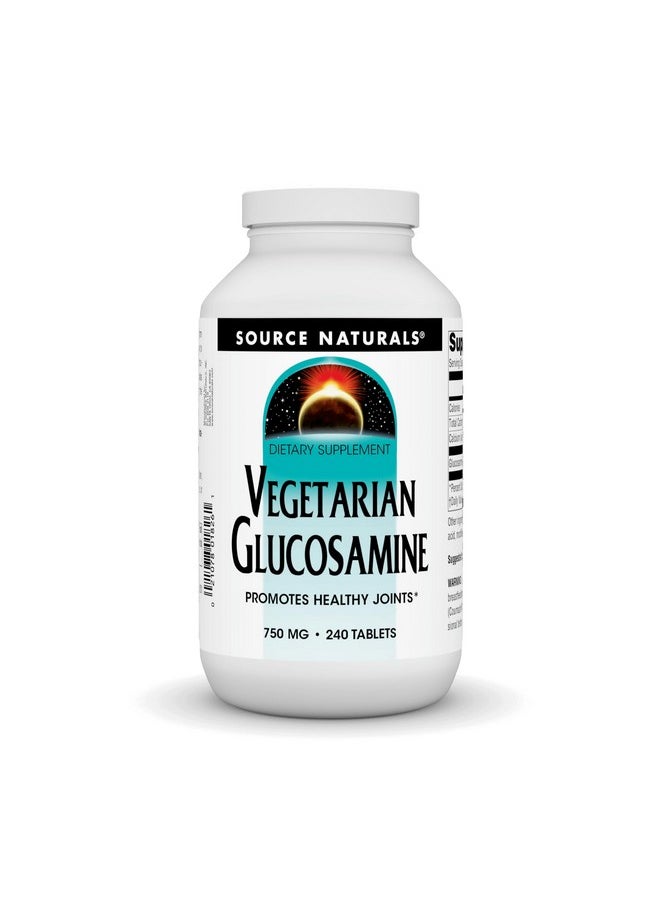 Source Naturals Source Naturals Vegetarian Glucosamine, Promotes Healthy Joints* 750 mg Tablet - 240 Count  - Image 1