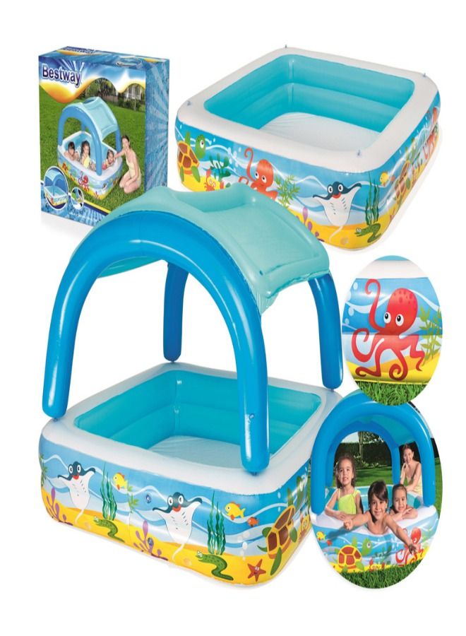 Bestway Canopy Play Pool 140X140X114Cm-26-52192 - Image 1