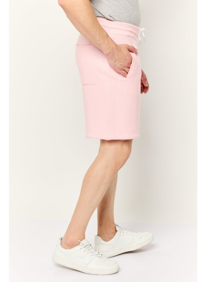 ESPRIT Men Knitted Basic Shorts, Pink  - Image 3
