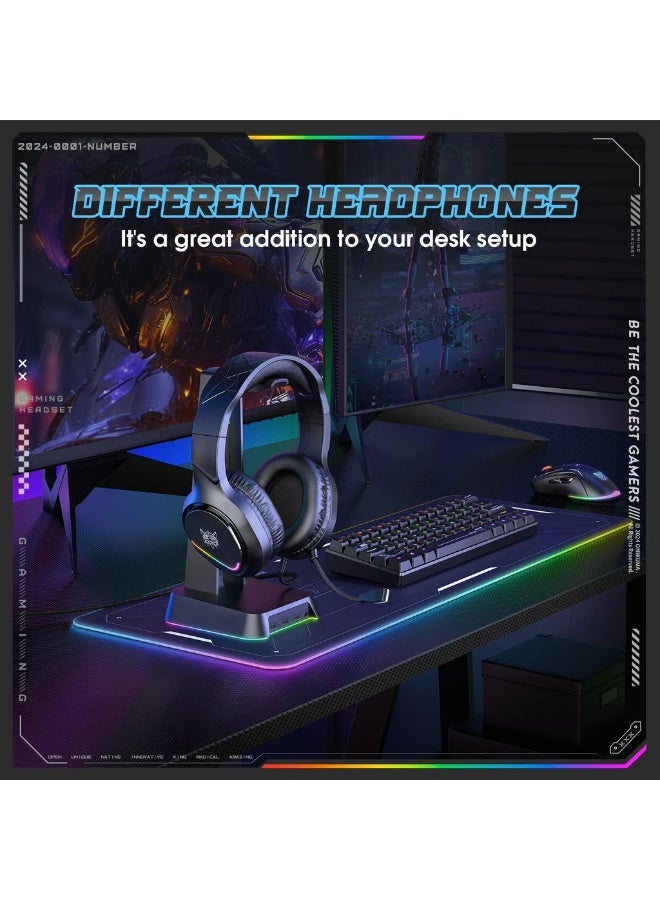 onikuma X31 Wired Professional Gaming Headset RGB Lighting Stereo With Microphone - Image 2